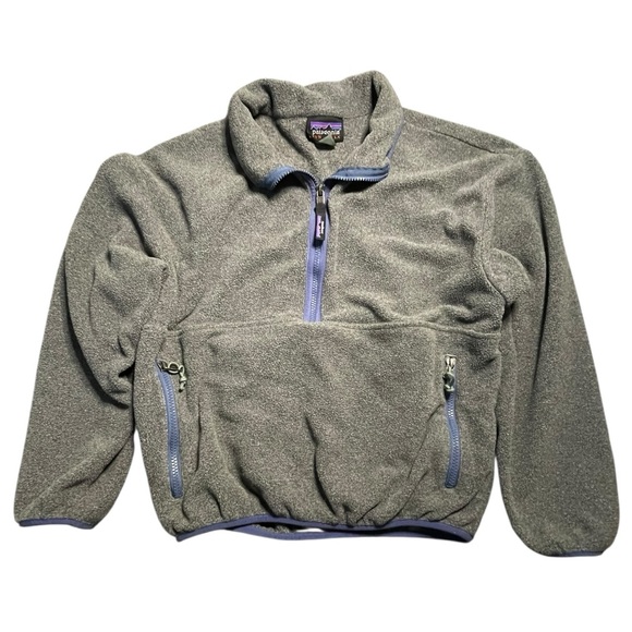 Patagonia Tops - Patagonia Synchilla Gray Fleece Half Zip Pullover Size: Small